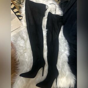 Black Over-the-Knee Boots